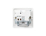 MK Base MB24354WHI White Moulded 13A 1G DP Switched Socket + 2xUSB 2.4A - westbasedirect.com