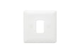 MK Base MB3631WHI White Moulded 1G Grid Front Plate - westbasedirect.com