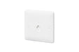 MK Base MB417WHI White Moulded 1G Single RJ11 Telephone Socket - westbasedirect.com