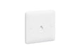 MK Base MB417WHI White Moulded 1G Single RJ11 Telephone Socket - westbasedirect.com