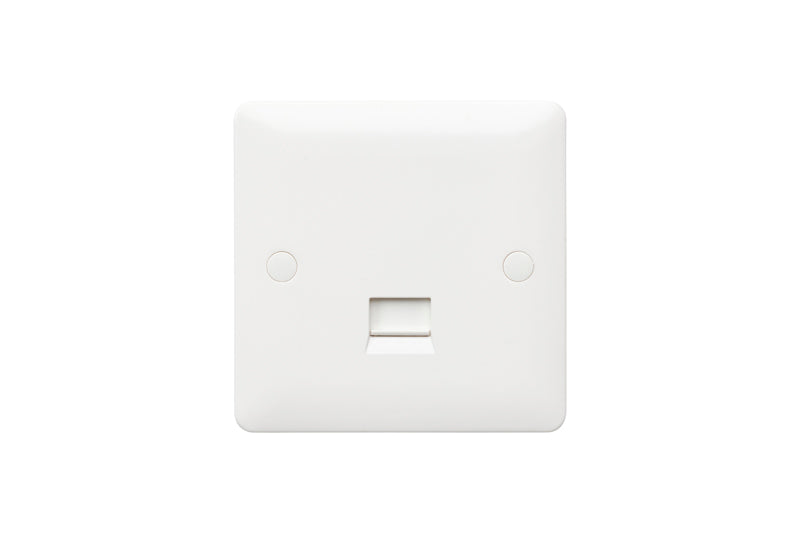 MK Base MB427WHI White Moulded 1G Secondary BT Telephone Socket ...