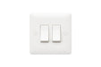 MK Base MB4862W1WHI White Moulded 10AX 2G 1-Way Switch - westbasedirect.com