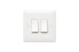 MK Base MB4862WHI White Moulded 10AX 2G 2-Way Switch - westbasedirect.com