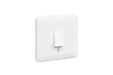 MK Base MB4867WHI White Moulded 10A 1G Push Switch marked "BELL" - westbasedirect.com