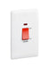 MK Base MB5215NCWHI White Moulded 45A 2G DP Switch + Neon marked Cooker (Large) - westbasedirect.com