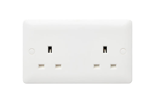 MK Base MB781WHI White Moulded 13A 2G Unswitched Socket - westbasedirect.com