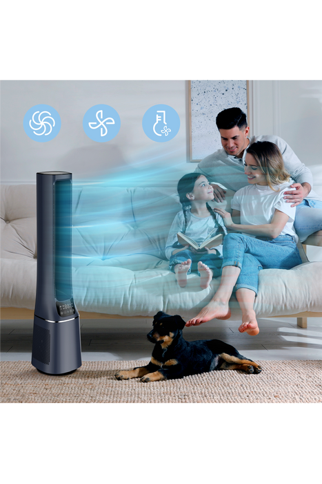 Midea MBF150BSUK Bladeless Tower Fan - Black