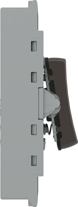 BG GridLite MBN14 20A 1-Way Retractive Switch Module - Black Nickel