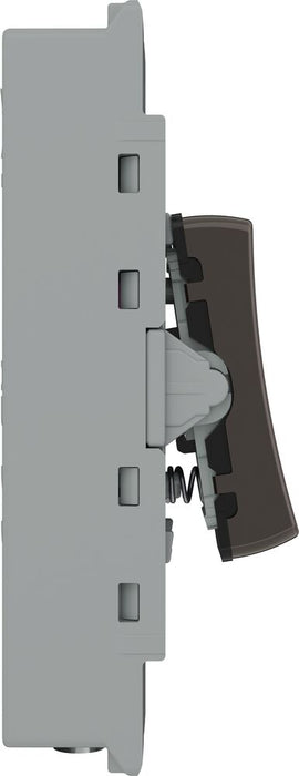 BG GridLite MBN142PR 20A 2-Way Retractive Switch Module "PRESS" - Black Nickel