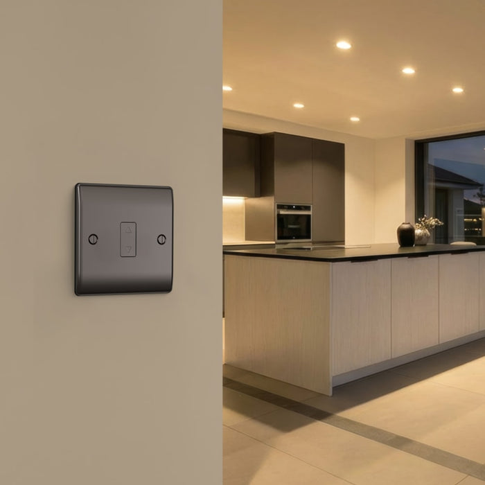 BG GridLite MBNTDS 100W Secondary Touch LED Dimmer Module - Black Nickel