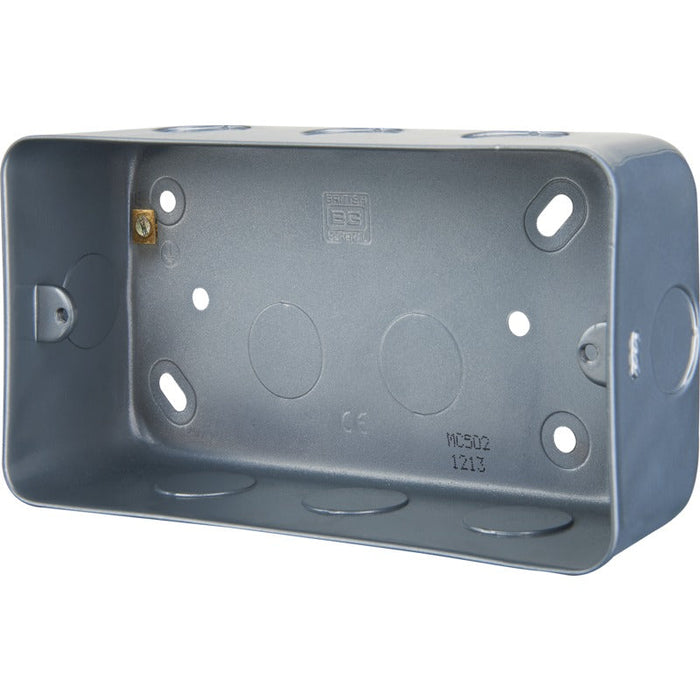 BG MC502 Rectangular Surface Mount Box (3 & 4 Gang Grid) - westbasedirect.com