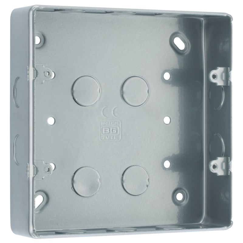 BG MC503 Double Metal Box - Surface or Flush Mount (6 & 8 Gang Grid ...