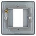 BG MC5EMS1 Metal Clad 1G Euro Module Plate - westbasedirect.com