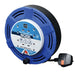 Masterplug 4 Socket 10m 10A Medium Cassette Reel - Blue - westbasedirect.com