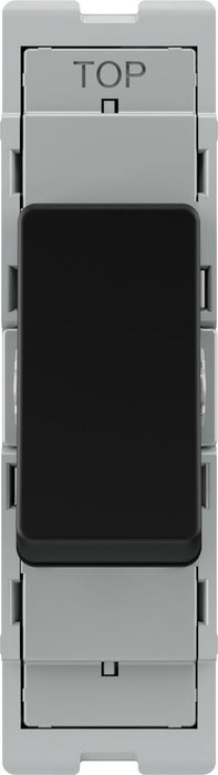 BG GridLite MFB12 20A 16AX SP 2-Way Switch Module - Matt Black