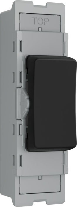 BG GridLite MFB12C 20A SP 2-Way (Centre Off) Switch Module - Matt Black