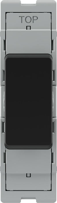 BG GridLite MFB12C 20A SP 2-Way (Centre Off) Switch Module - Matt Black
