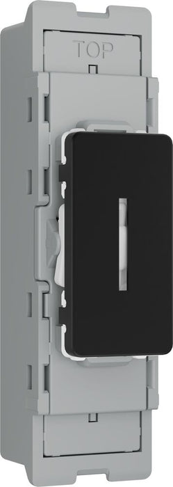 BG GridLite MFB12KY 20A 16AX SP 2-Way Key Switch Module - Matt Black