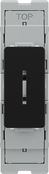 BG GridLite MFB12KY 20A 16AX SP 2-Way Key Switch Module - Matt Black