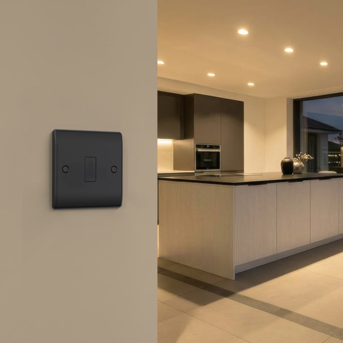 BG GridLite MFBTDM 100W Master Touch LED Dimmer Module - Matt Black