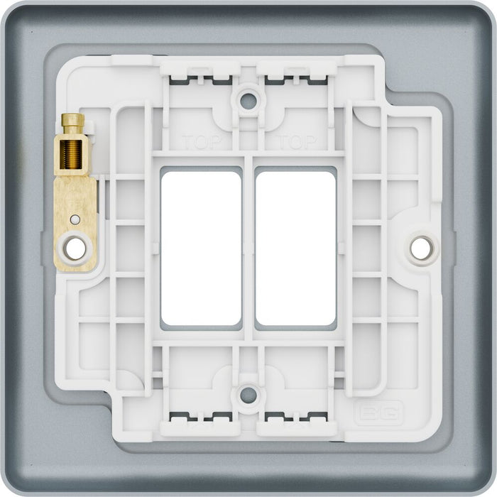 BG GridLite MMC2 Metal Clad 2G Grid Front Plate