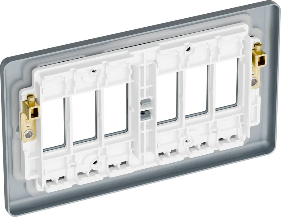 BG GridLite MMC6 Metal Clad 6G Grid Front Plate