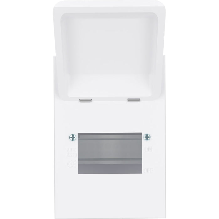LIVE Electrical MMGU04 4 Way IP40 Metal Mini Garage Unit Empty Enclosure