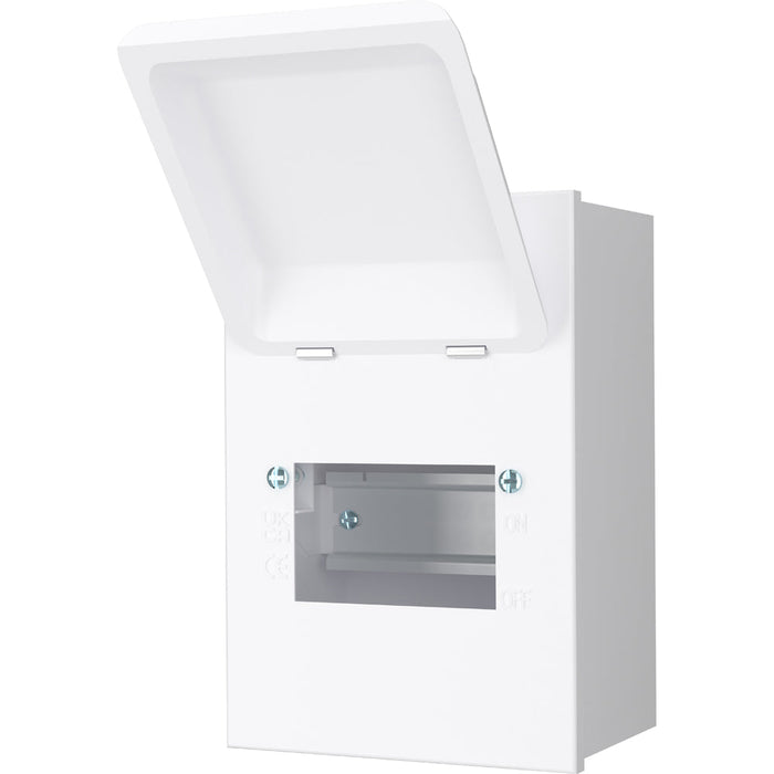 LIVE Electrical MMGU04 4 Way IP40 Metal Mini Garage Unit Empty Enclosure