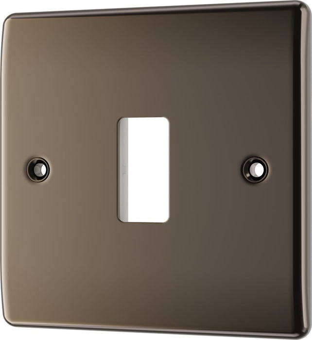 BG GridLite MNBN1 Nexus Metal 1G Grid Front Plate - Black Nickel
