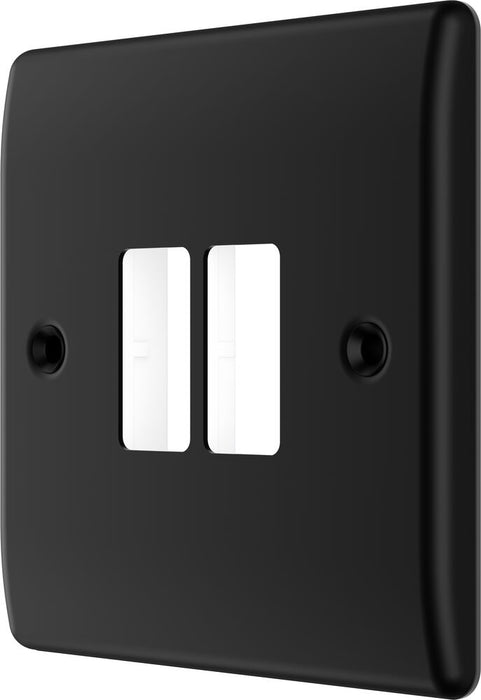 BG GridLite MNFB2 Nexus Metal 2G Grid Front Plate - Matt Black