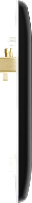 BG GridLite MNFB4 Nexus Metal 4G Grid Front Plate - Matt Black