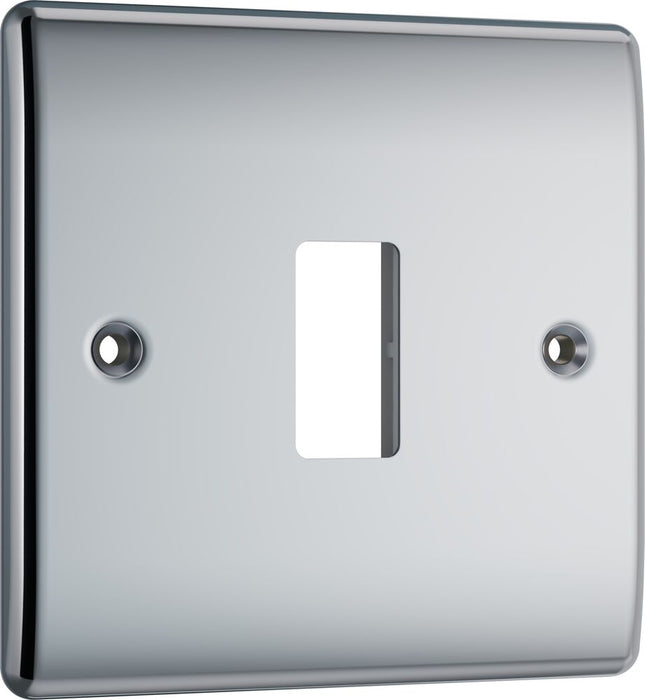 BG GridLite MNPC1 Nexus Metal 1G Grid Front Plate - Polished Chrome
