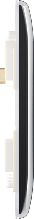 BG GridLite MNPC3 Nexus Metal 3G Grid Front Plate - Polished Chrome