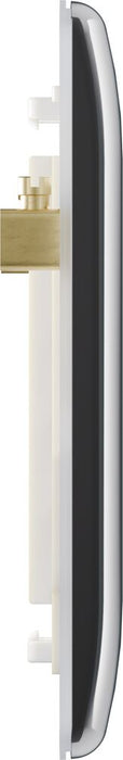 BG GridLite MNPC4 Nexus Metal 4G Grid Front Plate - Polished Chrome