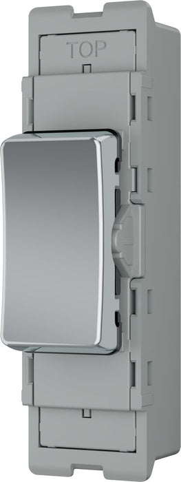 BG GridLite MPC12C 20A SP 2-Way (Centre Off) Switch Module - Polished Chrome