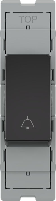 BG GridLite MPCDB142BELL Evolve 20A 2-Way Retractive Switch Module "Bell Symbol" - Black