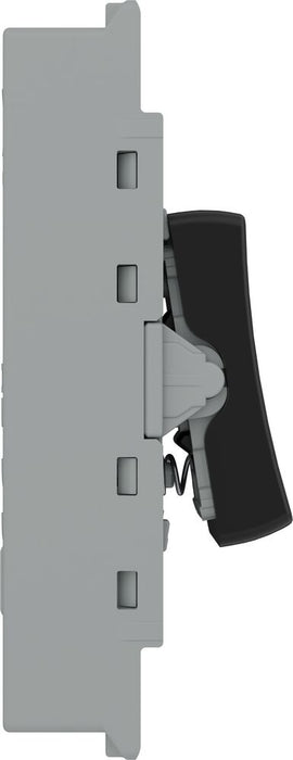 BG GridLite MPCDB14BELL Evolve 20A 1-Way Retractive Switch Module "Bell Symbol" - Black