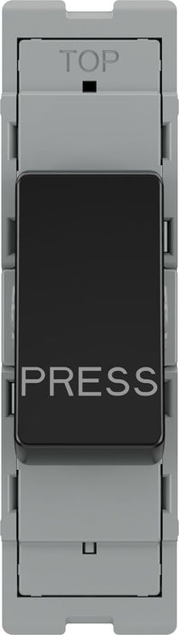 BG GridLite MPCDB14PR Evolve 20A 1-Way Retractive Switch Module "PRESS" - Black