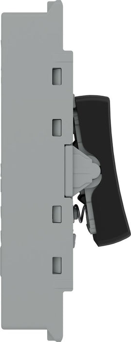 BG GridLite MPCDB14PR Evolve 20A 1-Way Retractive Switch Module "PRESS" - Black