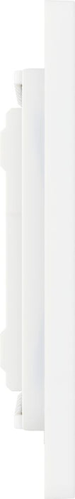 BG GridLite MPCDBS3W Evolve 3G Grid Front Plate - Brushed Steel (White)