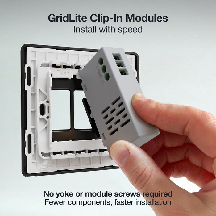 BG GridLite MPCDBTDM Evolve 100W Master Touch LED Dimmer Module - Black
