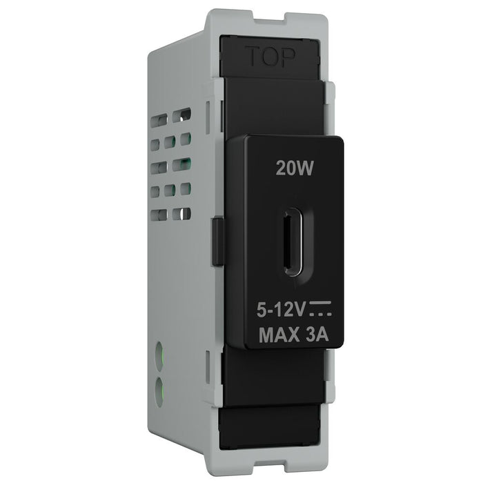 BG GridLite MPCDBUSBC20 Evolve 20W USB-C Module - Black