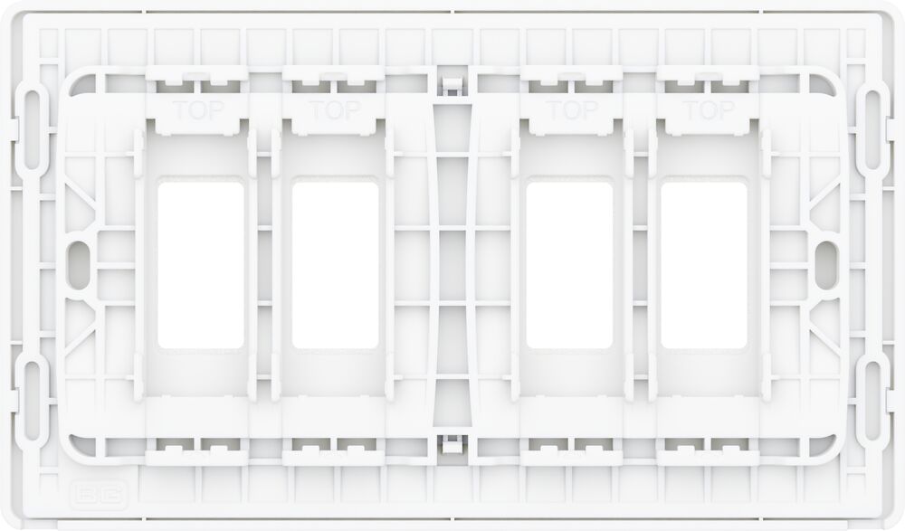 BG GridLite MPCDCL4W Evolve 4G Grid Front Plate - Pearlescent White (White)