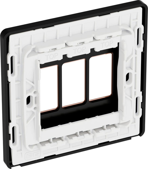 BG GridLite MPCDCP3B Evolve 3G Grid Front Plate - Polished Copper (Black)