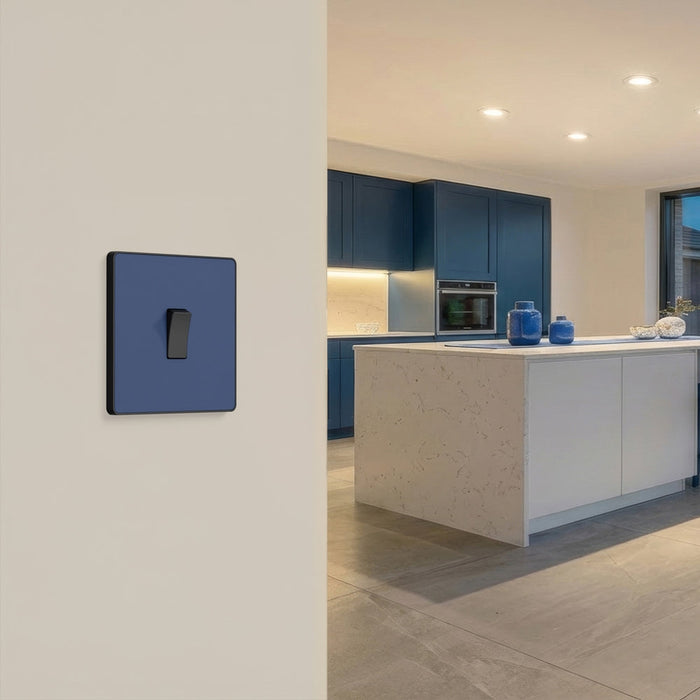 BG GridLite MPCDDB1B Evolve 1G Grid Front Plate - Matt Blue (Black)