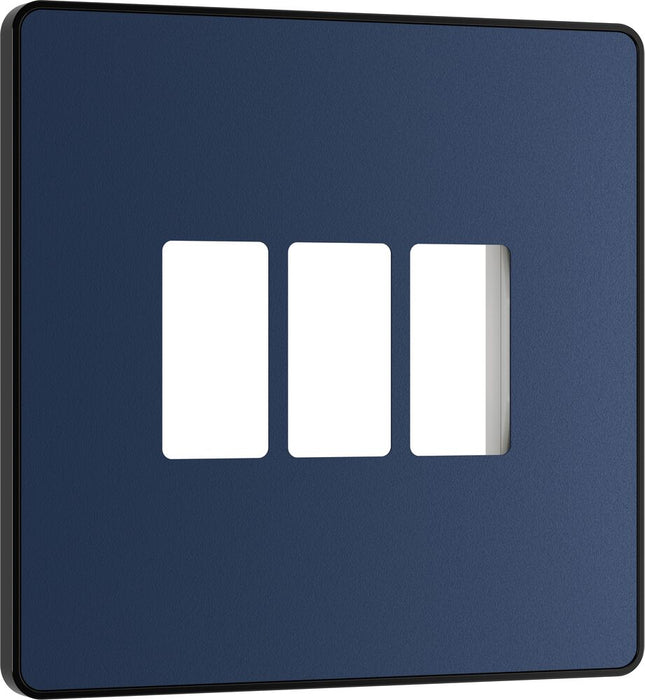 BG GridLite MPCDDB3B Evolve 3G Grid Front Plate - Matt Blue (Black)