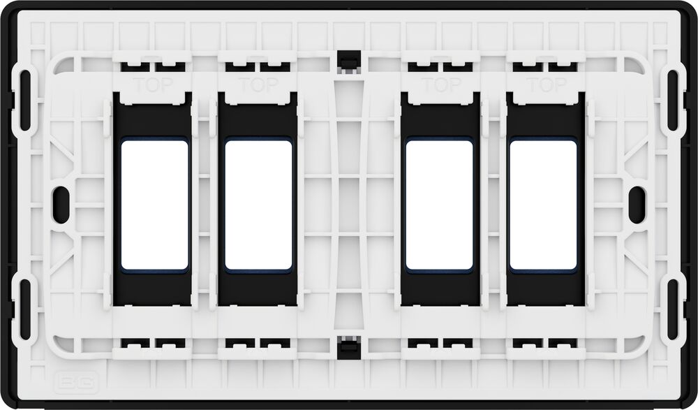 BG GridLite MPCDDB4B Evolve 4G Grid Front Plate - Matt Blue (Black)