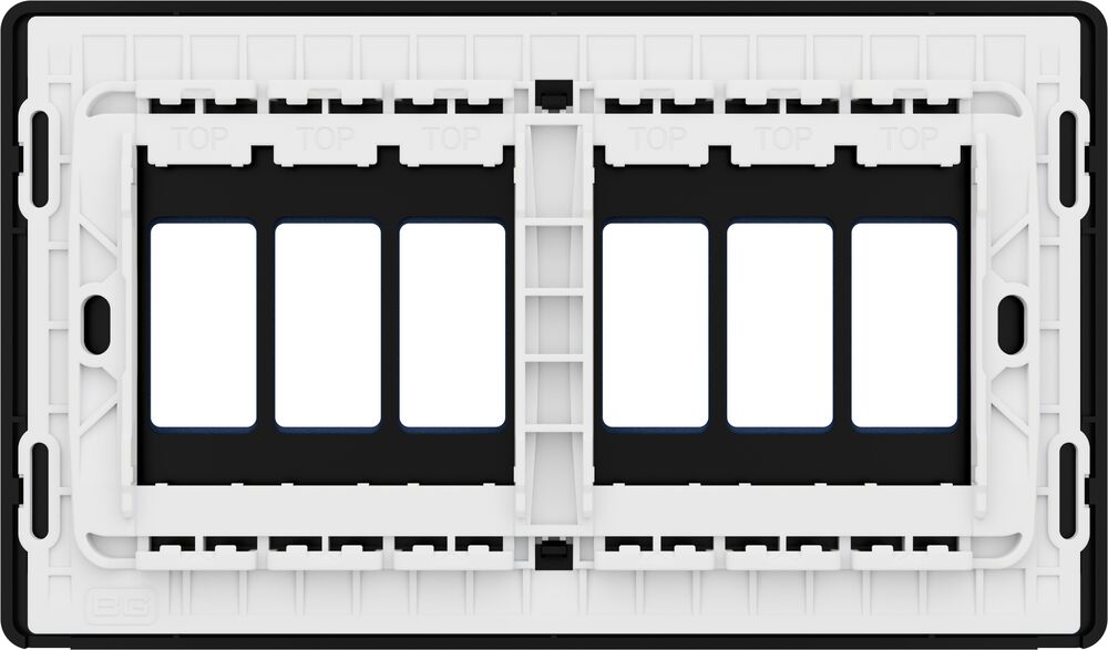 BG GridLite MPCDDB6B Evolve 6G Grid Front Plate - Matt Blue (Black)