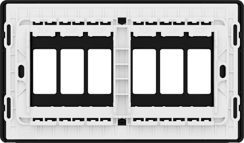 BG GridLite MPCDMB6B Evolve 6G Grid Front Plate - Matt Black (Black)