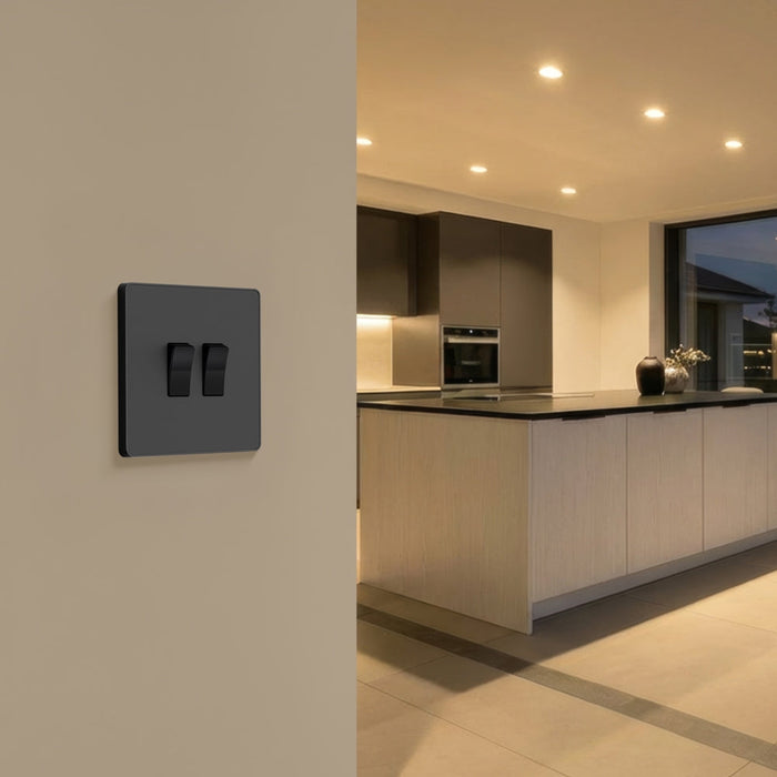 BG GridLite MPCDMG2B Evolve 2G Grid Front Plate - Matt Grey (Black)